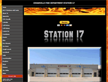 Tablet Screenshot of cedarvillefire.com